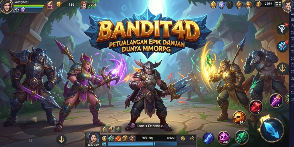 Screenshot gameplay <strong>BANDIT4D</strong> memperlihatkan aksi seru dalam petualangan MMORPG.