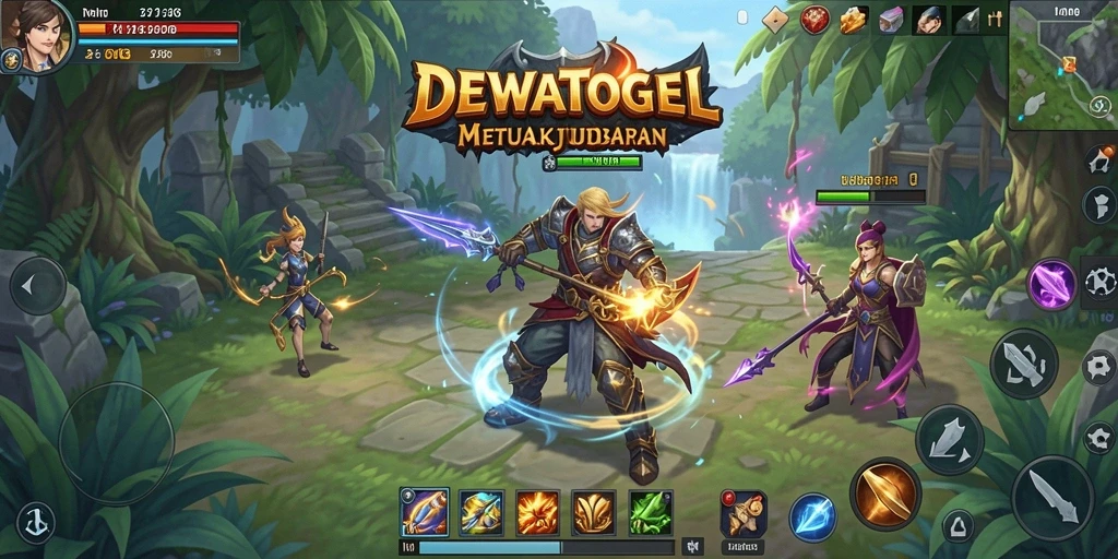 Gameplay seru dalam DEWATOGEL dengan petualangan fantastis.