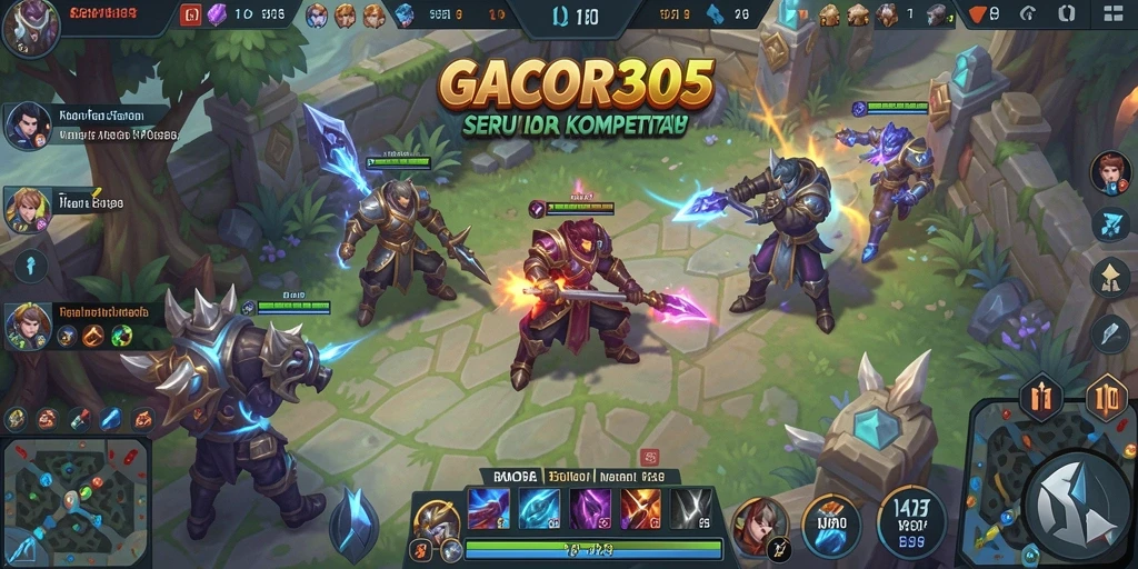 Tampilan gameplay GACOR305 yang penuh aksi dan strategi.