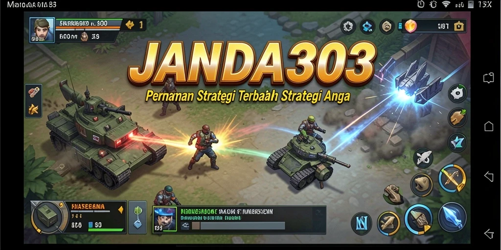 Tampilan screenshot JANDA303 dengan aksi strategi yang mendebarkan.
