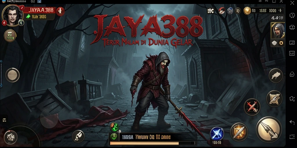 Screenshot utama <strong>JAYA388</strong> menampilkan momen menegangkan dengan gameplay yang seru.