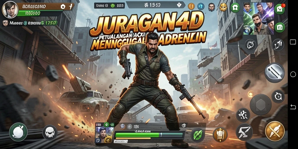 Tampilan gameplay JURAGAN4D yang mendebarkan saat aksi berlangsung.