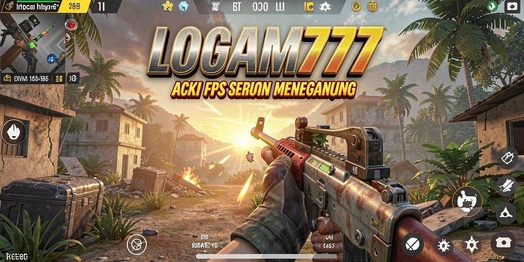 Screenshot utama LOGAM777 dengan aksi gameplay yang mendebarkan.