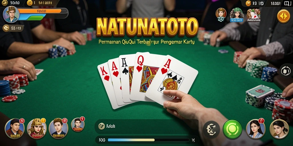 Tampilan gameplay QiuQiu yang seru dan interaktif.
