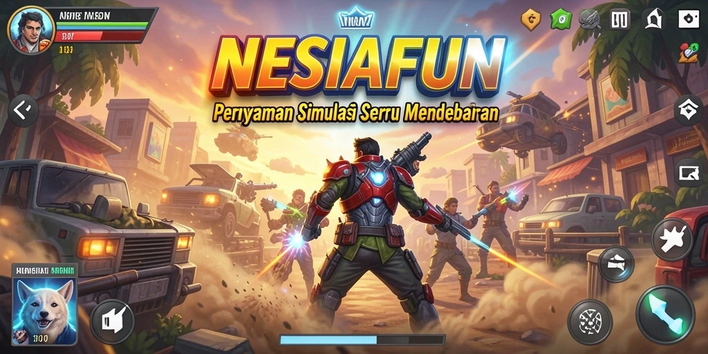 Tangkapan layar dari gameplay seru NESIAFUN dalam aksi.