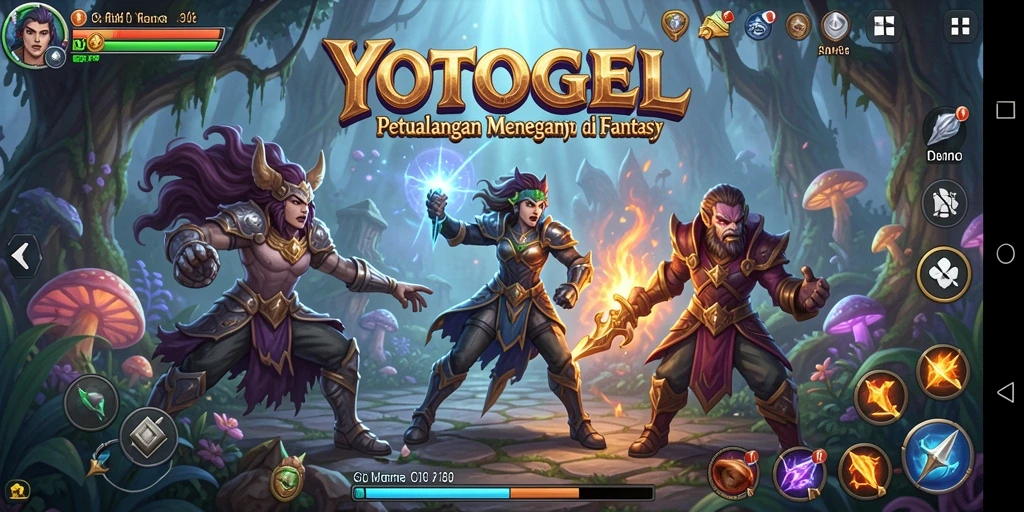 Tampilan gameplay YOTOGEL menampilkan petualangan seru dan grafis menawan.